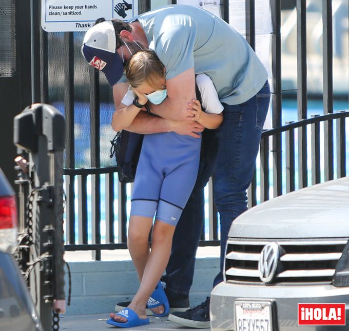 Ben Affleck con su hijo