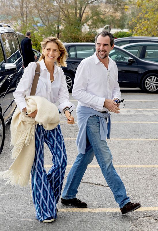 Tatiana Blatnik y Nicolás de Grecia