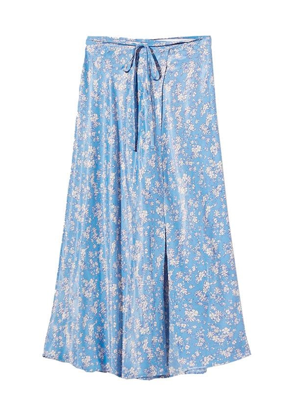 berhska falda midi flores zara