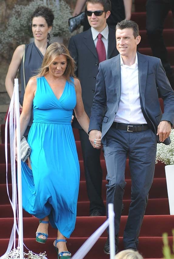 Juan Carlos Unzué junto a su esposa, María Elorza, antes de ser diagnosticado con ELA