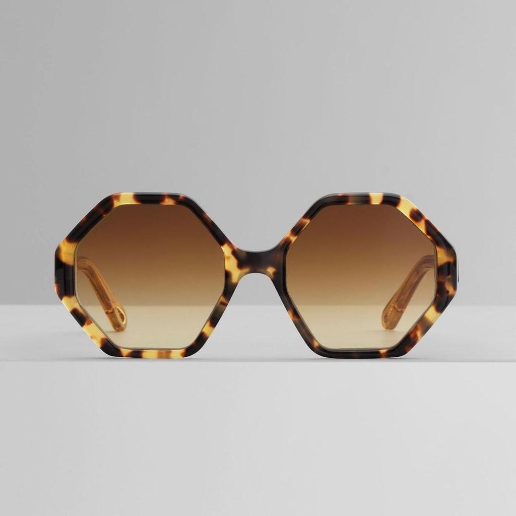 sunglasses ideales para rostros con forma de diamante willow octagonal sunglasses in acetate de chlo 