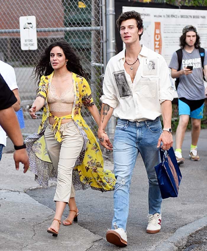 Camila Cabello y Shawn Mendes en el día de su cumpleaños