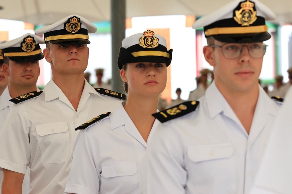 Leonor en la Escuela Naval de Marín