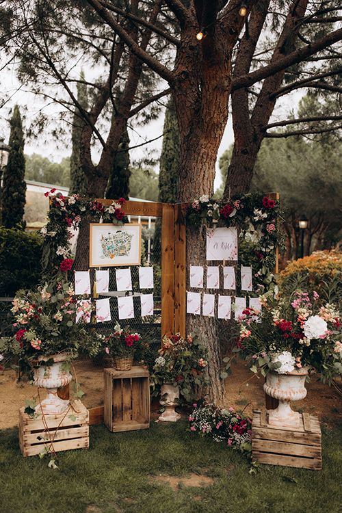 Decoración de rincones de boda