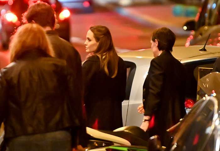 Angelina Jolie en París días antes del rodaje en España 