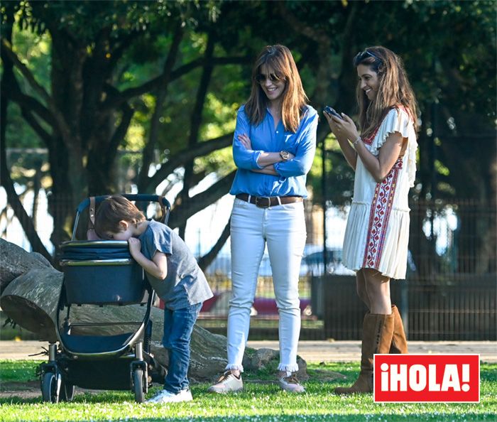 Isabel Jiménez con Sara Carbonero