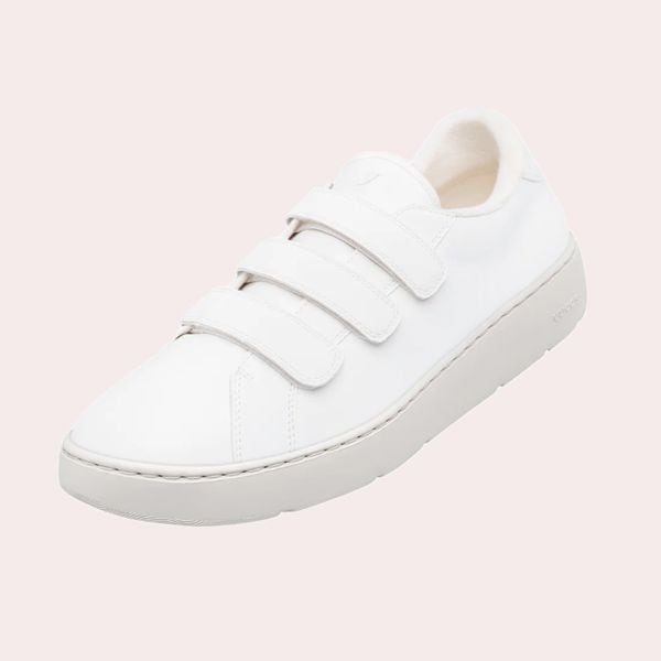 zapatillas blancas velcro