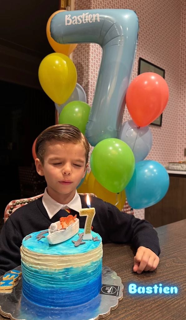 Así sorprendió Bárbara Coppel a su hijo en su cumpleaños siete.