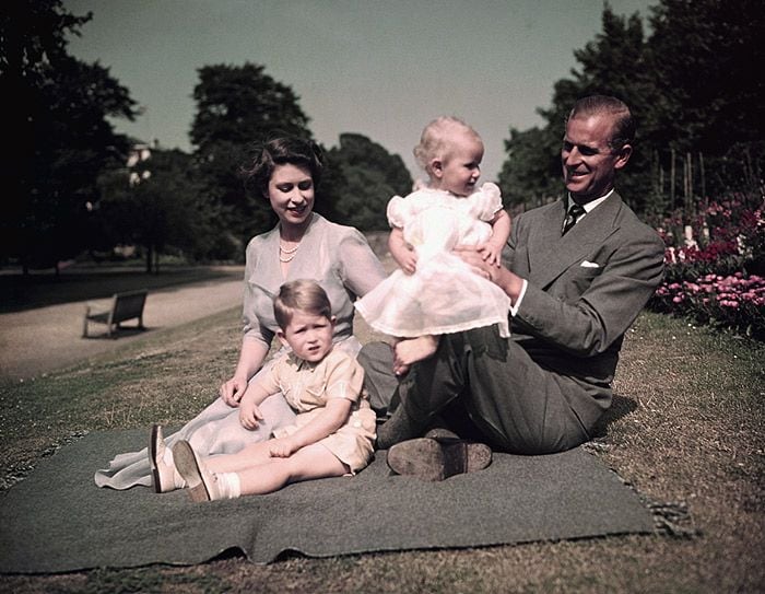 Isabel II y el duque de Edimburgo