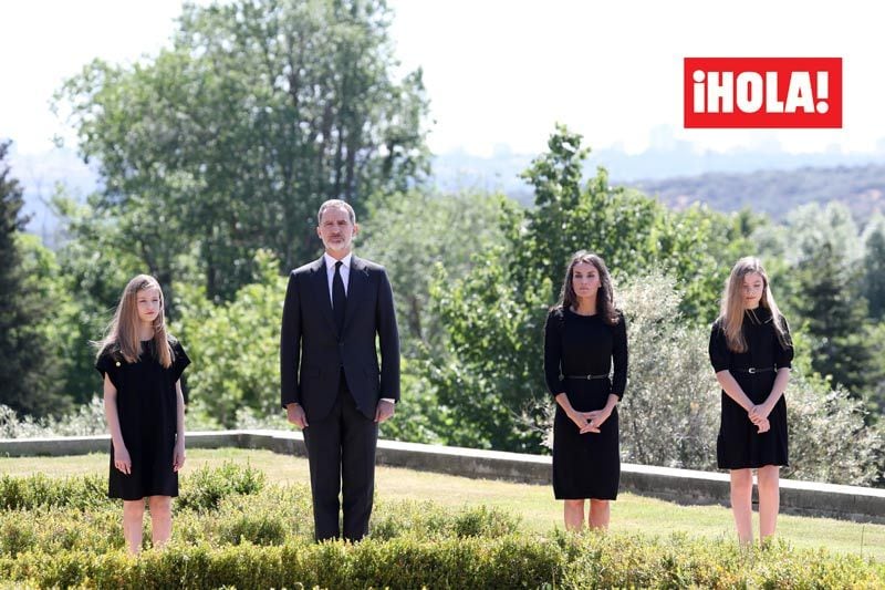 Rey Felipe, reina Letizia, princesa Leonor e infanta Sofía