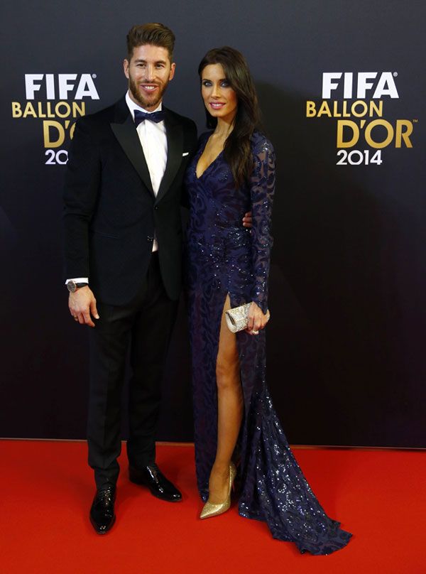 Sergio Ramos ha vuelto a acudir a la gala del Balón de Oro junto a Pilar Rubio
