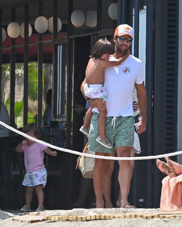 Fernando Verdasco con sus hijos 