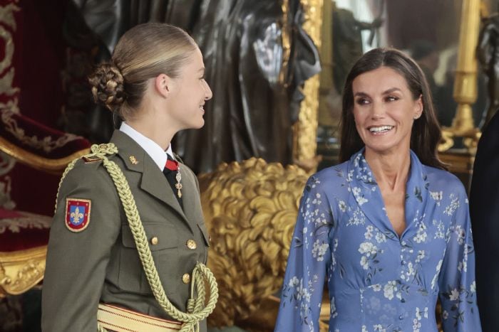 La princesa Leonor y la reina Letizia