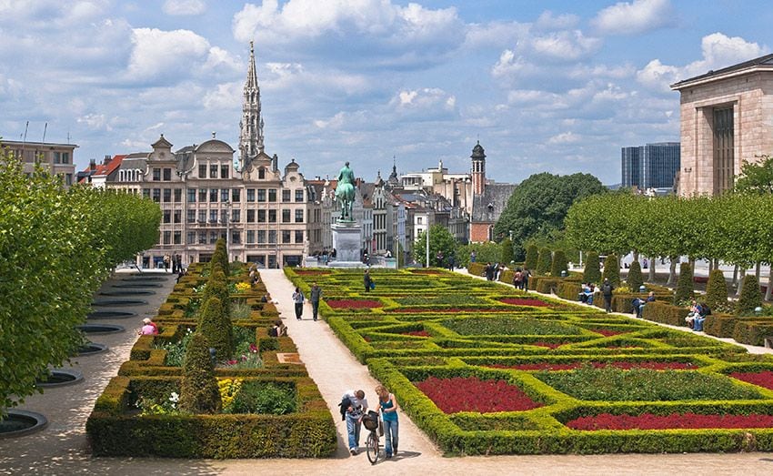 Jardín du Mont des Arts, Bruxelles