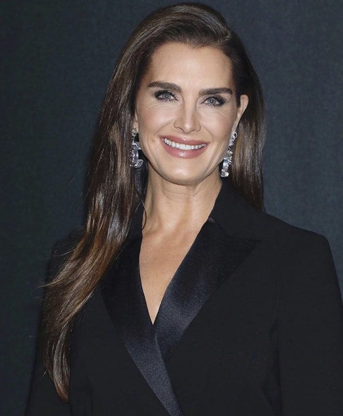 celebrities-pelo-suelto-brooke-shields