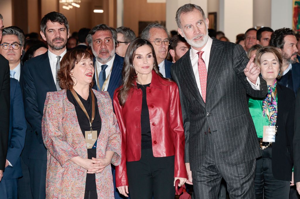 El Rey Felipe VI y la reina Letizia en ARCO 2025