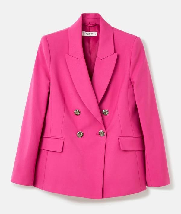 Blazer fucsia de El Corte Inglés