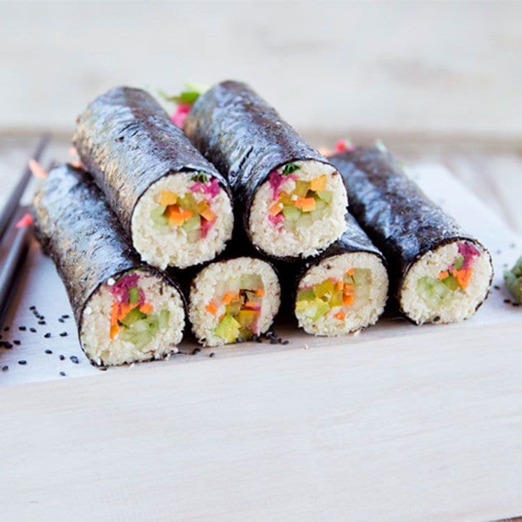 Maki-sushi vegano