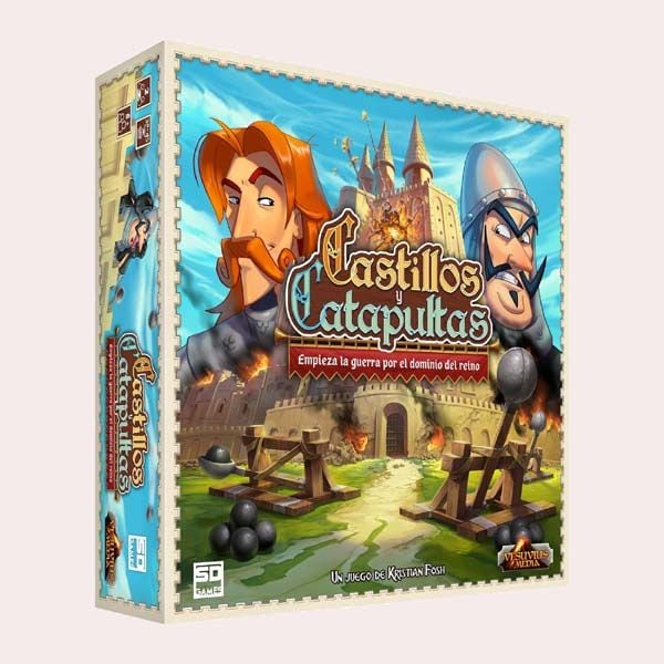 juego de mesa castillos catapultas