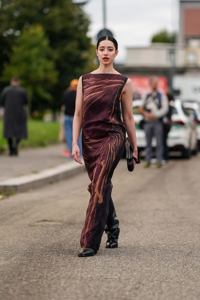 Vestido largo para otoño