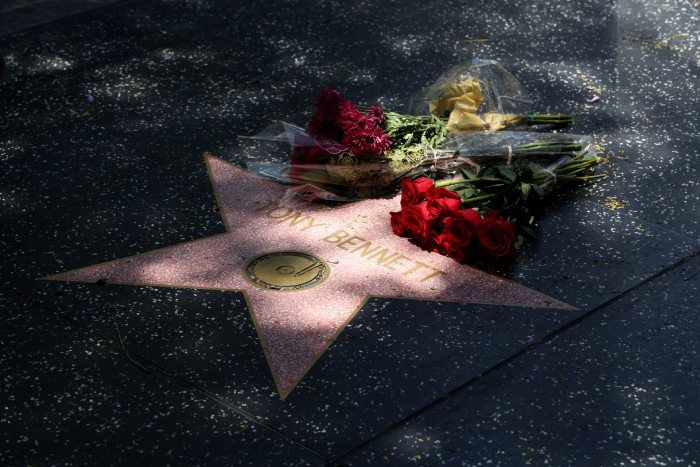 Estrella de Tony Bennett en el paseo de la fama