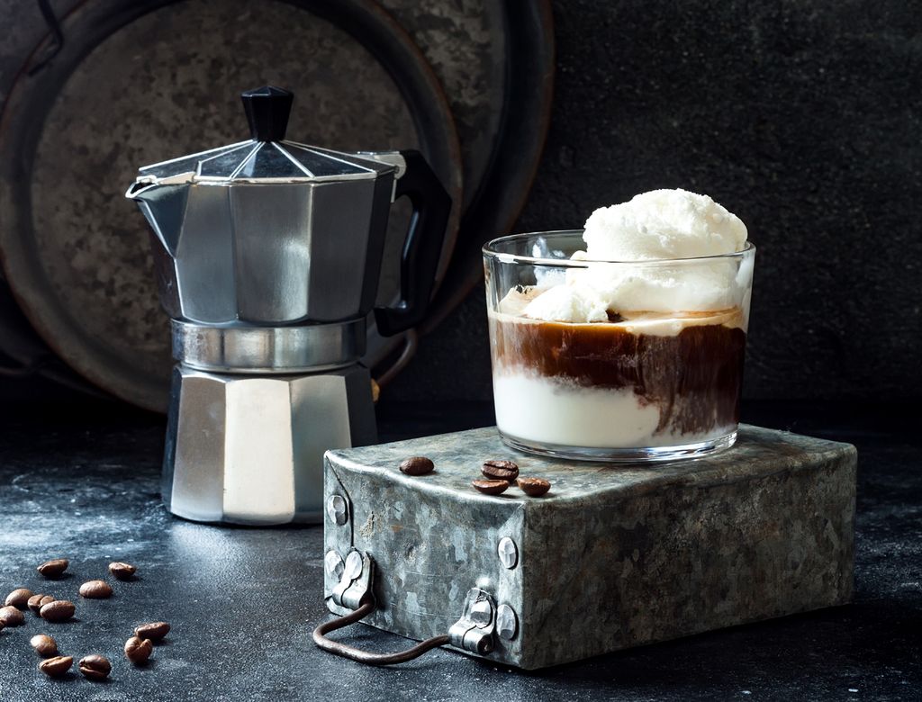 Helado de vainilla y café expresso, los protagonistas del Affogato