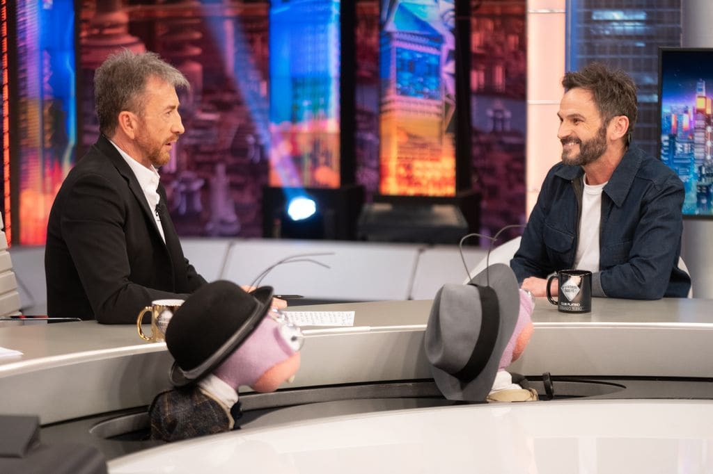 Fernando Tejero y Pablo Motos en El Hormiguero