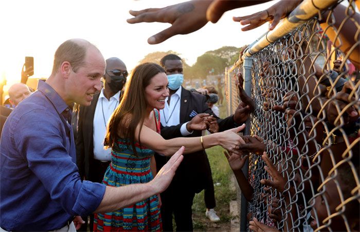 Los duques de Cambridge en su gira caribeña