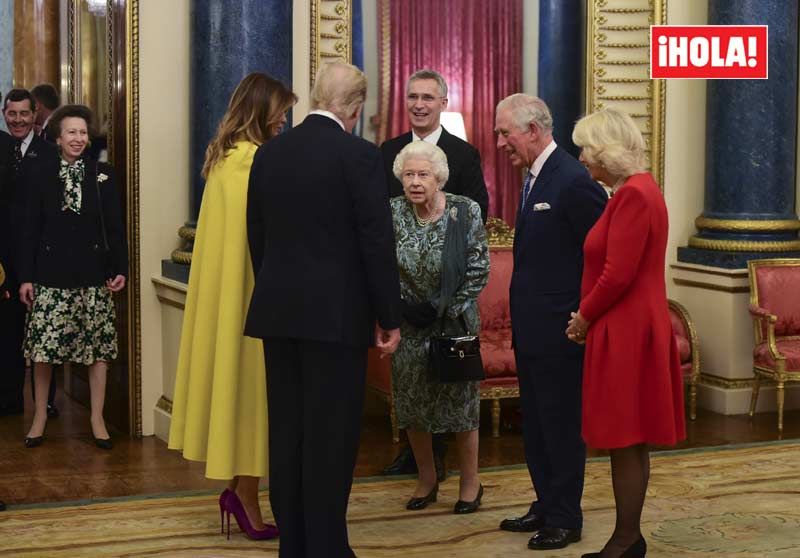 Princesa Ana, Donald Trump, Melania Trump e Isabel II