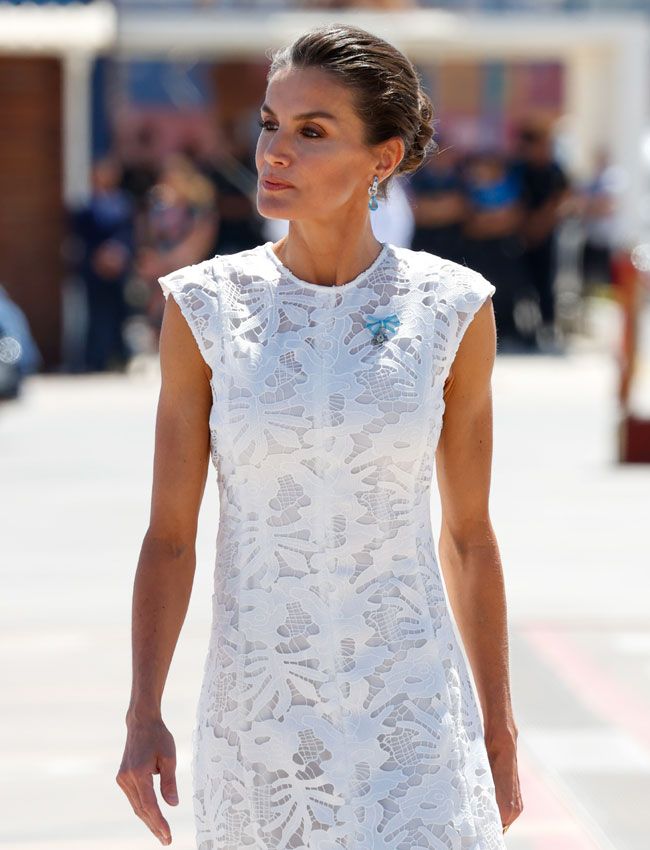 Reina Letizia vestido blanco