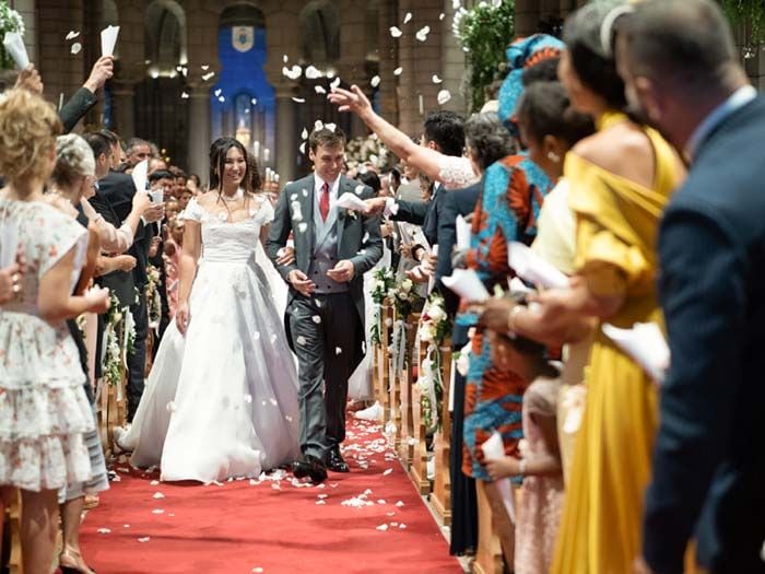 Las primeras fotos de Louis Ducruet y Marie Chevallier tras su boda religiosa