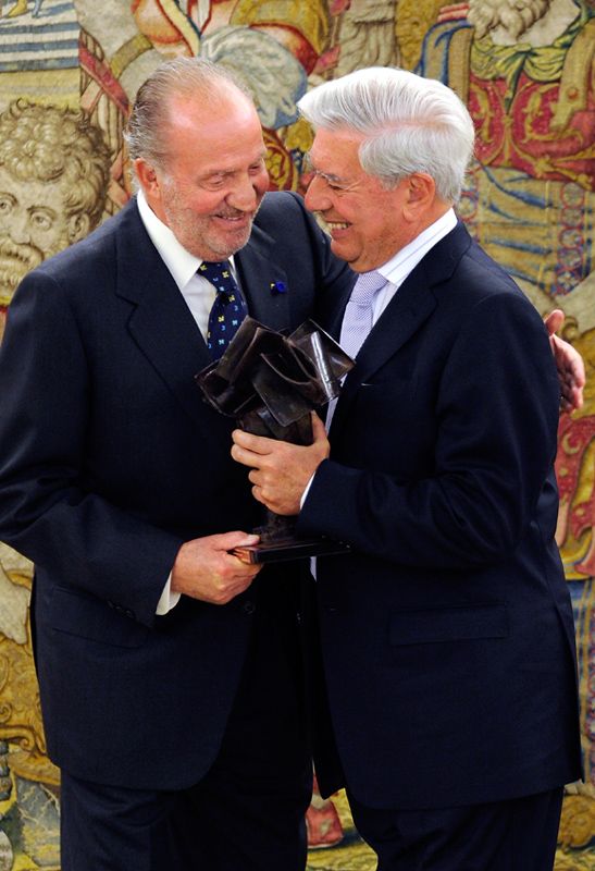 Don Juan Carlos y Mario Vargas Llosa