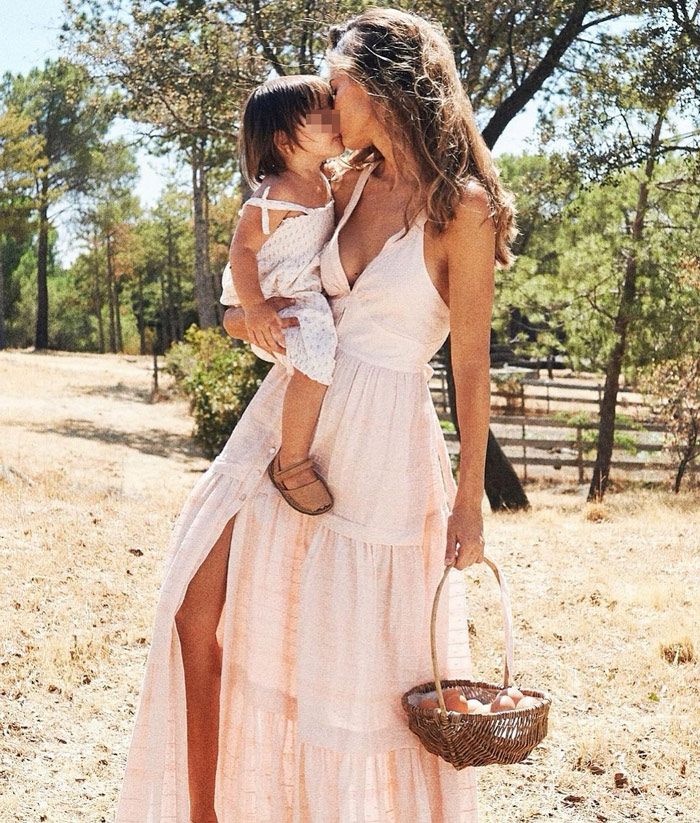 Ariadne Artiles con su hija Ari