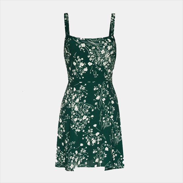 vestido verde reformation