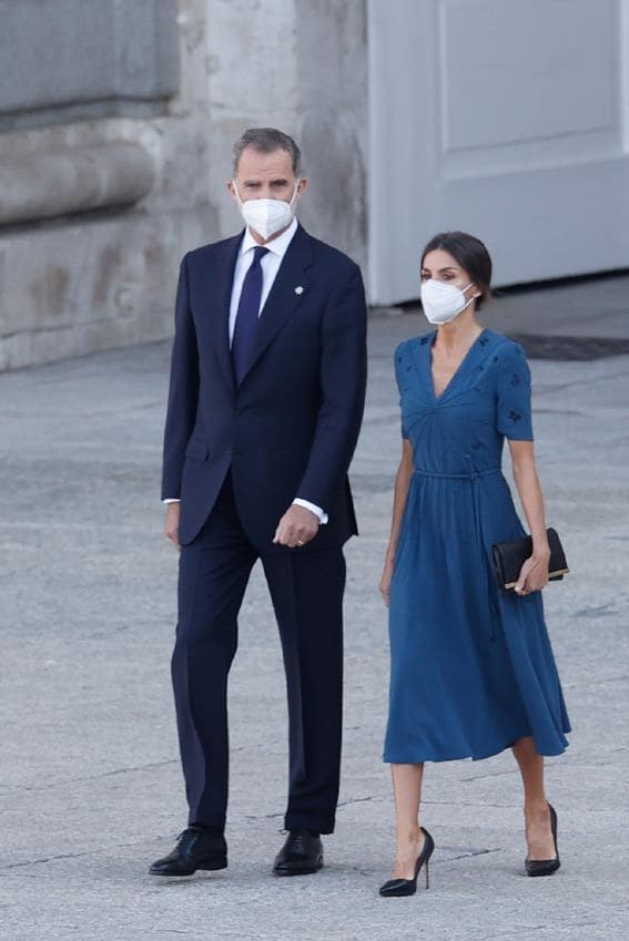 reyes Felipe y Letizia en el homenaje de Estado a las víctimas del coronavirus