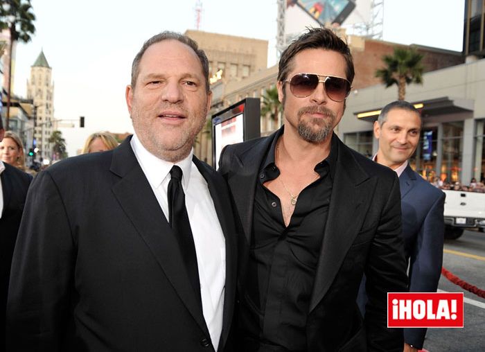 Harvey Weinstein con Brad Pitt