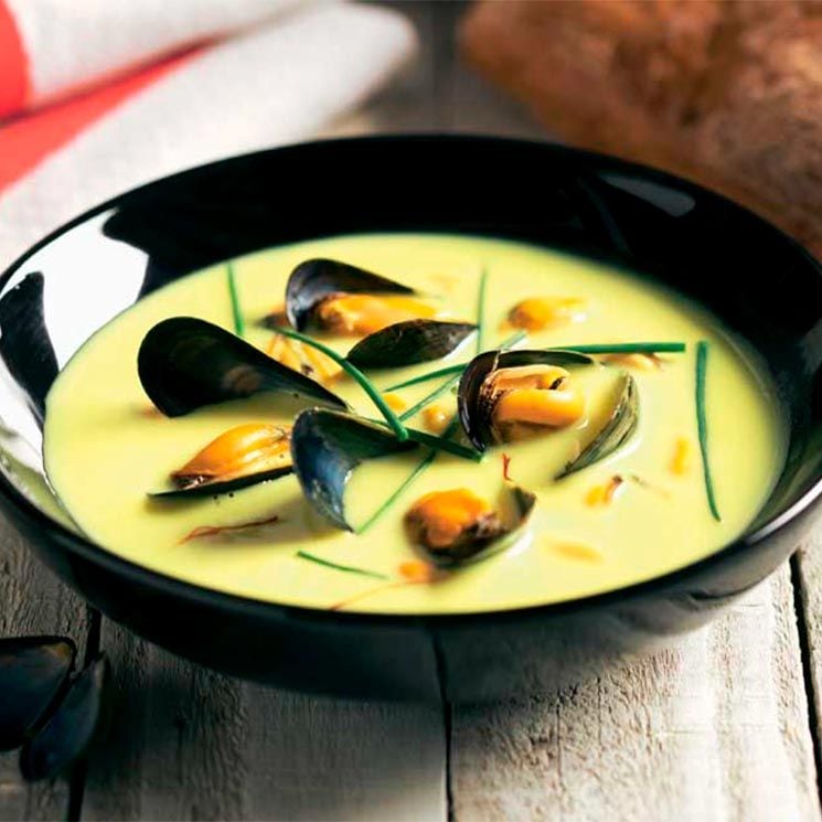 crema mejillones