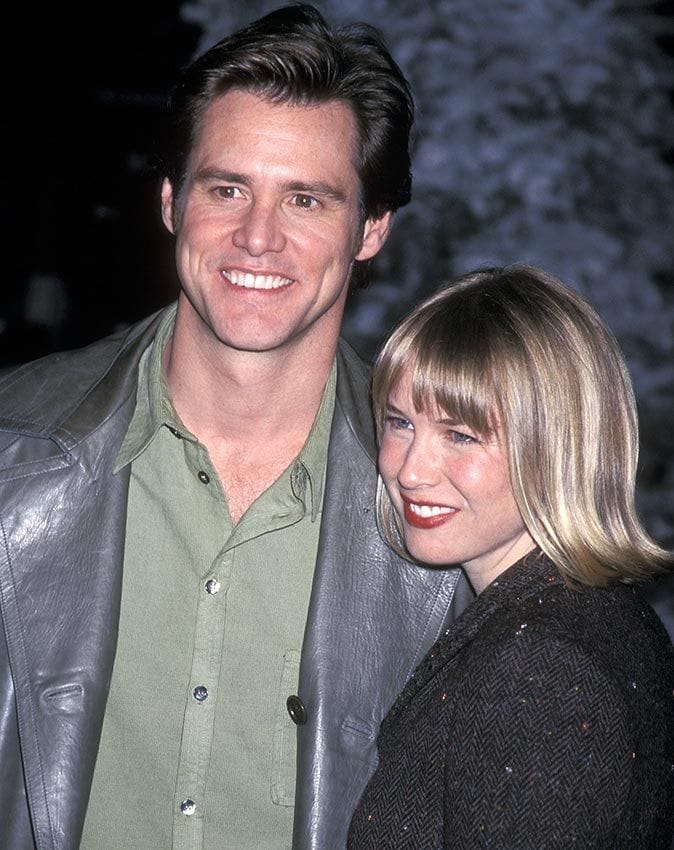 Jim Carrey con Renée Zellweger