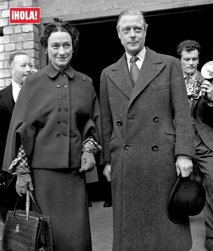 El duque de Windsor y Wallis Simpson