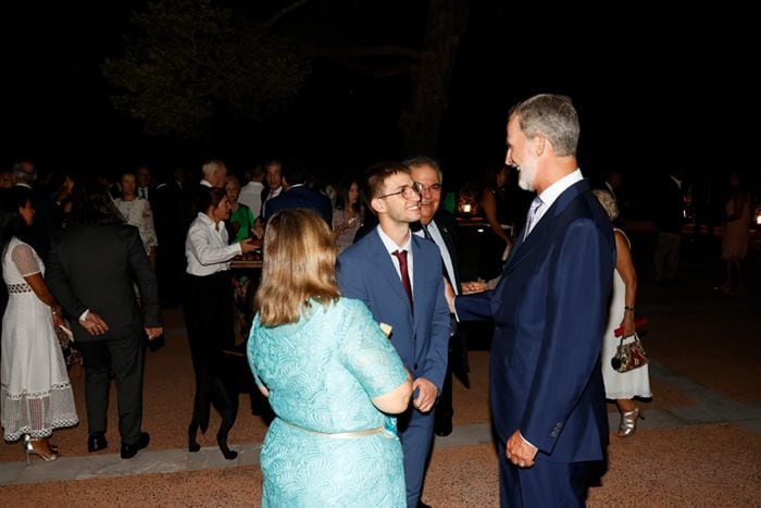 El menú que se ha servido tras la recepción de los Reyes en Palma