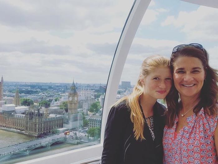 Melinda Gates y su hija Jennifer