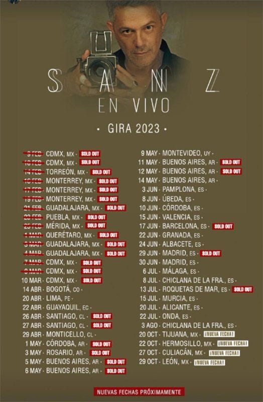 Alejandro Sanz gira