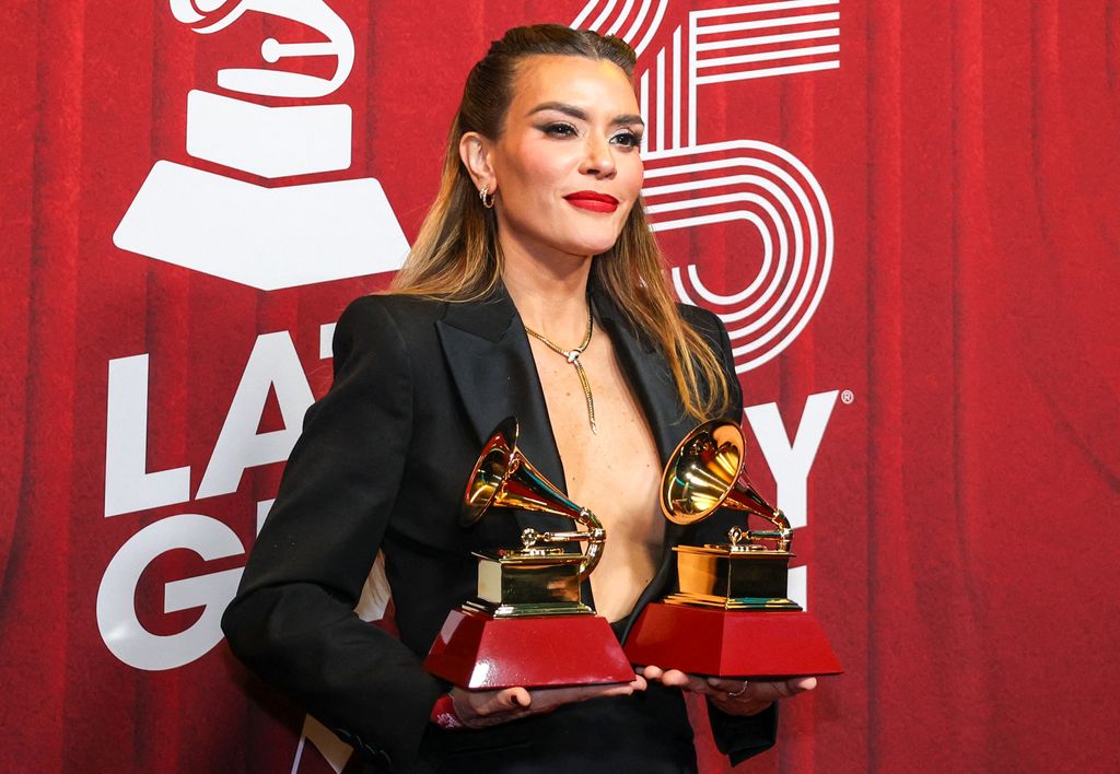 Kany Garcia en la 25 edición de los Premios Grammy Latinos. 14 de noviembre de 2024. Miami 