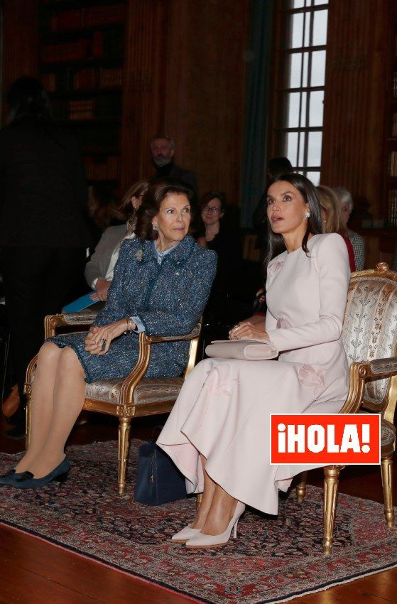 Reina Letizia y reina Silvia de Suecia