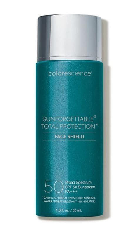 protectores luz azul sunforgettable total protection face shield spf 50