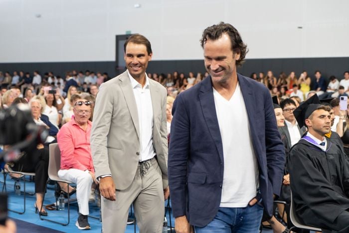 Rafa Nadal y Carlos Moyá