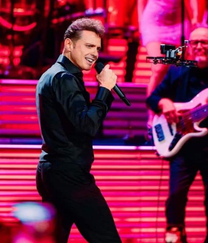 Luis Miguel en su exitosa gira de conciertos