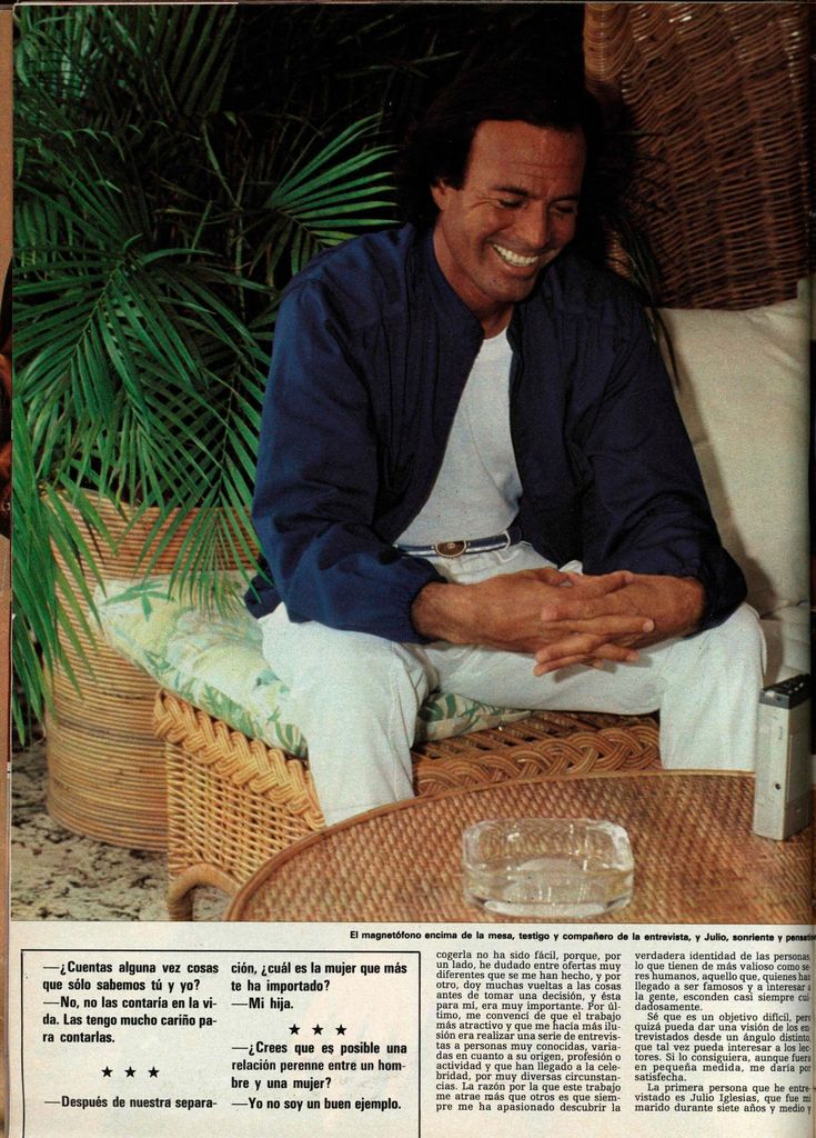 Entrevista Isabel Preysler a Julio Iglesias