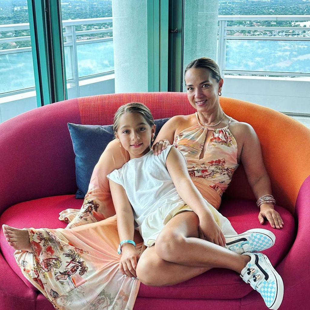 Adamari López y su hija Alaïa