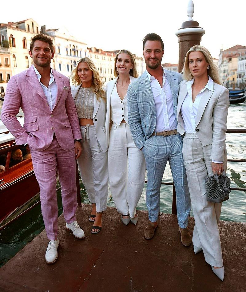 Las hermanas Spencer y sus parejas en Venecia